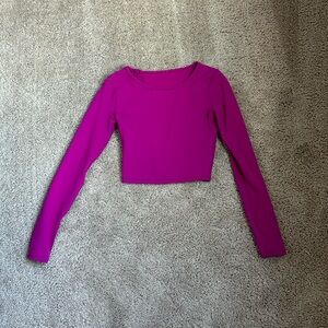 Lululemon pink long sleeve top